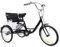 Fermoirper 20Zoll Dreirad Erwachsene mit Kindersitz & Einkaufskorb Tricycle 3 Räder Fahrrad Tricycle