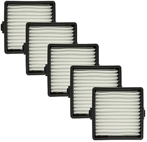vhbw 5x Flachfaltenfilter kompatibel mit Ryobi One+, CHV182, CHV182M, One Handstaubsauger, Staubsauger - Filterelement