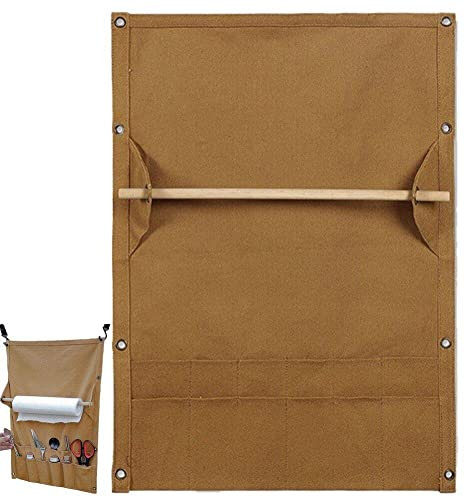 Vepoty Camping-Geschirrtasche, Outdoor-Wanderbesteck-Hängehalter, Leichter und tragbarer Löffel-Gabel-Organizer für Rucksackreisen, Grillen