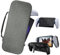 SPEPROECO Compatible with PS5 Portal Travel Carrying Case Anti-Fingerprint Screen Protector and TPU Protective Cover for PS Portal Gaming Console Accessories