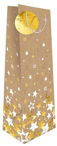 Bottle Gift Bag - Stars