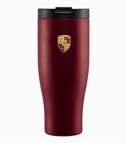 Porsche XL Thermobecher in Kirschrot
