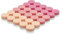 ZDZBLX Kühlschrankmagnete, 30 Stück Magnete Stark Magnete für Magnettafel, Magnete Kühlschrank Magnete Magneten Mini Magnete Klein Magnet Stark Whiteboard Magnete Rund, für Pinnwand, Whiteboard (Rosa)