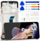 Pantalla LCD TFT para Xiaomi Poco X5 5G para Redmi Note 12, reemplazo de pantalla para 22111317PG Touch Digitizer Assembly Kits de reparación (negro, con marco)