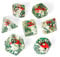 OriCraft Mushrooms Dice DND Dice Set with Mushrooms Inside Dungeons and Dragons Polyhedral Role Playing Gaming Dices D20 Dice 7 Set Halloween Dices