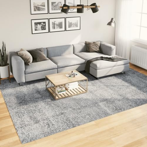 AUUIJKJF Home Items, Shaggy Teppich Hochflor Modern Blau 240x340 cm, Anzugmöbel