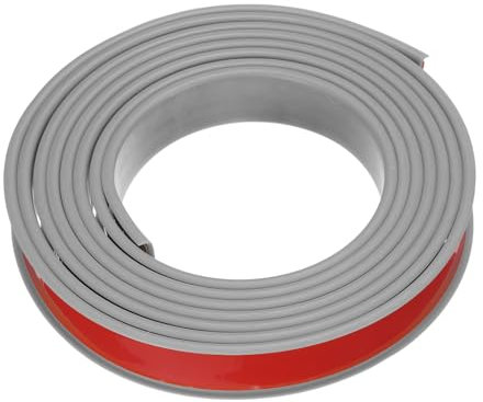 sourcing map U-Shape Edge Banding, 9.8ft x 25mm TPE Self-Adhesive Veneer Edging, Plywood Edge Trim Flexible Furniture Edge Protector for Countertop Cabinet Shelf Repair Restoration (Grey)