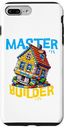 Brick builder master builder of legos funny crooked house Case for iPhone 7 Plus/8 Plus