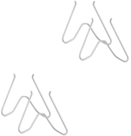 Anneome 4pcs Stainless Steel Portable Gas Tank Holder Rack for Camping Outdoor Cooking Stability and -saving Design for Gas Cylinders and Canisters