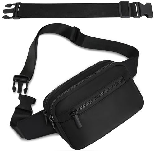 AIRCBC Bauchtasche Damen Herren Gürteltasche Laufen Hüfttaschen mit Einem 30 cm Verlängerten Gürtel Lauftasche für Sport Reise Fahren Wandern
