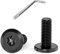Dayalo Viti nere M5, Torx, viti a testa piatta, 20 viti in acciaio inox M5 x 12 mm, con chiave Torx
