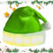 GAOUTO Led Weihnachtsmützen, Nikolausmütze mit leuchtendem, Mütze Nikolaus, Grün Nikolausmützen, Unisex Weihnachtsmann Mütze, Santa Hats für die Ganze Familie oder für Weihnachtsfeiern der Arbeit