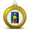 Goldener Tennisball Sport Südsudan Nationen Flagge Xmas Ball Ornament - Südsudan Flagge Weihnachtsball hängende Ornamente Andenken Souvenir für Weihnachtsbaum Dekoration Saisonale Party Supplies