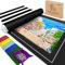 Nariolar Puzzlematte mit 6 bunten Filzsortierschalen - Puzzle Matte für bis zu 500/1000/1500 Teile, praktisches Zubehör für die Aufbewahrung und den Transport von Puzzles