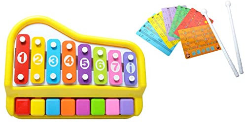 Qianly 2 in 1 Piano Xylophon, Pädagogisches Musical