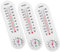 WEKADRIN 3St Temperatur- und Feuchtigkeitsmesser raumthermometer innen feuchtigkeitsmesser für gewächshäuser wohnwand deko wand thermometer Wetter Hygrometer Temperaturregler Plastik