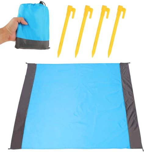 Coperta Impermeabile – Coperta Picnic Impermeabile – Telo Impermeabile da Esterno, Materiale in Poliestere, Resistente all'Acqua e alla Sabbia, Leggera e Compatta, Ideale per Spiaggia(140 * 200cm)
