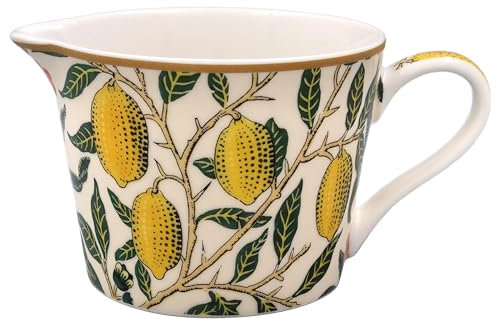 The Leonardo Collection Fruits Jug William Morris for Home & Office | Stylish Cream & Milk Jug for Multiple Use in Kitchen | Ideal Ceramic or Glass Jug for Cream, Gravy & Home Décor