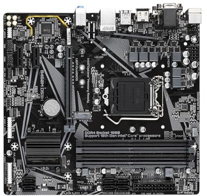QWEOWW Carte mère Fit for GIGABYTE B460M DS3H LGA 1200 Intel H470 Micro-ATX avec M.2, SATA 6Gb/s, USB 3.2 Gen 1, Smart Fan 5