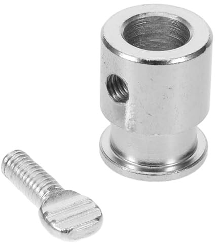 NUOBESTY Rotisserie Rod Fixing Holder for Gas Grill Chrome Plated Metal Spit Rod Stopper Bbq Accessory with Polished Finish Easy Install Rotisserie Part for Stable Grilling