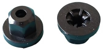 GMVGKLCPCF 20 Stücke 16131176747 Auto Kunststoff Körper Mutter Flansch Clip Fit for Mercedes Benz 0039900251 for BMW Fastener(10 pieces)