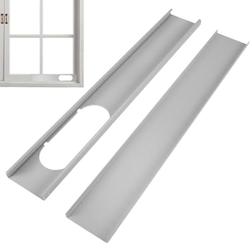 Tragbare Klimaanlage Fenster Kit Verstellbare Universal Fenster Dichtung AC Vent Kit Klimaanlage Fenster Dichtung für Klimaanlage Abgasschlauch für Vertikal/Horizontal Gleiten