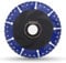 DT-DIATOOL Diamant-Trennscheiben 125 x 22,23 mm Allzweck Sägeblatt für Stahlbeton Metall Alu Bewehrung Eisen PVC Alle harten Materialien