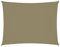 vidaXL Toldo Parasol Lona Protector Solar Sombra de Patio Jardín Terraza Balcón Parque Exterior de Vela Rectangular Tela Oxford Beige 3x4 m