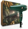 GKL - NATURE FLOW - Haartrockner mit professioneller Ionen-Technologie mit 3 Geschwindigkeitsstufen, 3 Temperaturstufen und Kaltluftfunktion, inklusive Hub und Diffusor - 2100 W - Grün und Kupfer