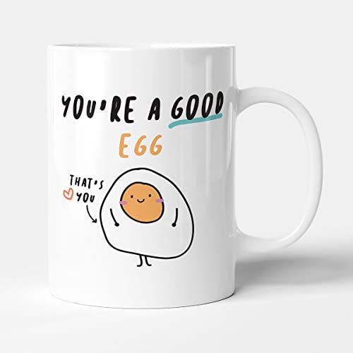 Victorian Printing Co - You're A Good Egg - Funny Birthday Gift Mug, Ceramic, 11fl.oz.