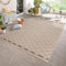 Carpetsale24 Outdoor Teppich Wetterfest 200x300 (200 x 290 cm) Sisal Optik Beige - Teppich Waschbar, Wasserfest, Pflegeleicht und Flachgewebe - Ideal für Balkon, Garten, Terrasse und als Küchenteppich