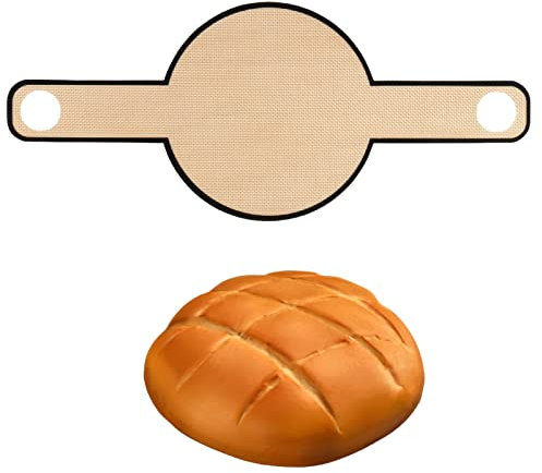 Dirfuny Silicona para Pan, 8.3 Pulgadas Largo Mango para Hornear, Alfombrilla Pan Silicona para Horno holandés, Correa Forro Horno holandés para Horno holandés
