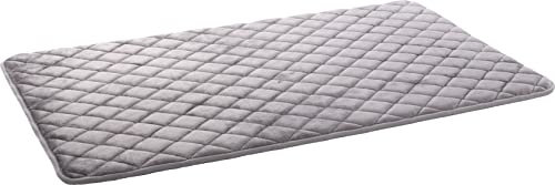 Flamingo Kissen Weimar Rechteckig Grau – XL | A: 116 cm, B: 69 cm, C: 2 cm, Luxuriös, Zart, Hochwertige Verarbeitung, Modisches Design – Auch für Drahtkäfige Geeignet!