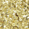 Craftelier - Lentejuelas Oro para Manualidades, Scrapbooking, Decoraciones y Shake Cards | Forma de Círculos Diamante - Tamaño Aprox. 6 mm | Color Dorado