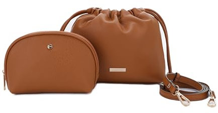 Mali+Lili Lola Beauty Bag Duo, Hellbraun, Crossbody