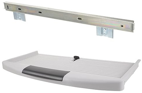 ABOOFAN Desk Keyboard Tray Sliding Ergonomic Keyboard Holder for Desk Mount Tray Sliders Screws