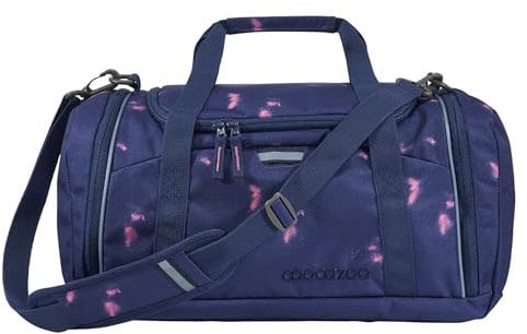 coocazoo Sporttasche „Arctic Midnight”, lila-rosa, Hauptfach, Nasswäschefach, Seitentasche, Reflektoren, 20 Liter, ab der 3. Klasse