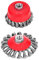 Brosses Antirouille de 125mm, M14 Brosse Métallique Nettoyage, Brosse Conique pour Meuleuse d'angle, pour Brosse Métallique Meuleuse, Enlèvement de Peinture de Rouille( 2pcs)
