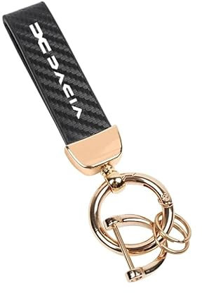 Porte-clés de Voiture pour Dacia Sandero,résistant à l'usure et à la Poussière Accessoires de Clé de Voiture Pièces de Rechange Décoratives Cadeaux Personnalisés et Créatifs,C-M