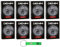8 x DENIM Classic After Shave Schwarz, perfekt für die frische Haut, 100 ml + Schlüsselanhänger von Beni Culinari