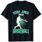 Coole Jungs spielen Baseball Kinder Jungen T-Shirt