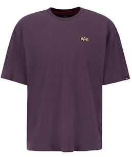 Alpha Industries Herren 3D Small Logo T, Plum, XXL