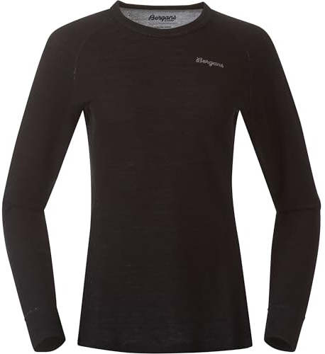 Bergans Damen Inner:Dual Merino Longsleeve, Black, M