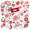 46 Stück Liebe Aufkleber, Romantische Liebe Herz Aufkleber Valentinstag Aufkleber, DIY Dekoration Aufkleber Set für Scrapbook, Wasserflaschen, Laptops, Party Gefallen, Reisekoffer, Journal