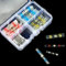 50 PCS,Bag/Boxed,Solder Ring Terminal,Solder Butt Thermoresistant Tube,Wire Connector,Heat Shrink Sleeve,Waterproof Insulation(Orange Yellow)