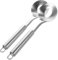 ABOOFAN 2 Piezas 304 cuchara de albondigas dispensador de jabón automático remover cucharón de albóndigas fabricante de albóndigas de metal fabricante de albóndigas de acero inoxidable
