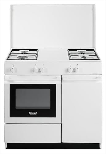 SGW854NM Cuisinière à gaz avec four 4 brûleurs Blanc 86 x 50 cm