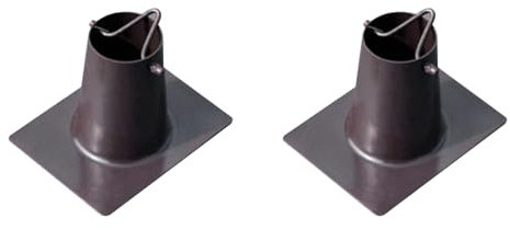 GNURBDILFO 2X Gouttière à Chaîne de Pluie Adaptateur de Gouttière à Chaîne de Pluie Arquée de Haute Qualité pour Sortie de Tuyau D'Eau de Pluie