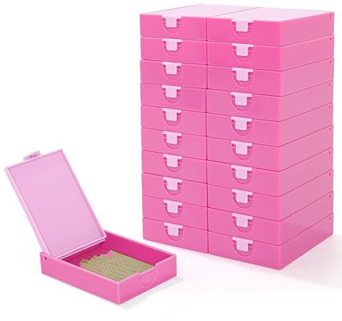 Trabricks 15-Piece Diamond Art Storage Trays Set, 2-in-1 Anti-Spill Storage Box & Static-Free Painting Tools, Diamond Painting Accessories for Large/Small Diamond Art Kits