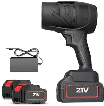 Laubbläser kabellos, tragbares Design, leichte Druckluftleistungen, Staubreinigungswerkzeug, ideal für Dachrinne, Schnee, Landschaftsbau, industrielle Verwendung, 21V-2A